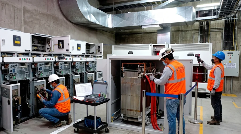 Mantenimiento de subestaciones eléctricas