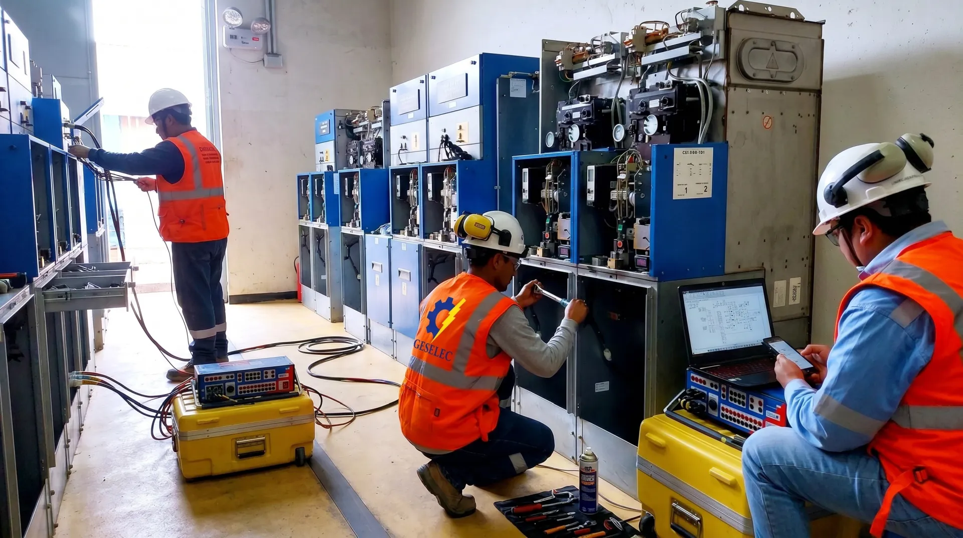 pruebas eléctricas en media tensión