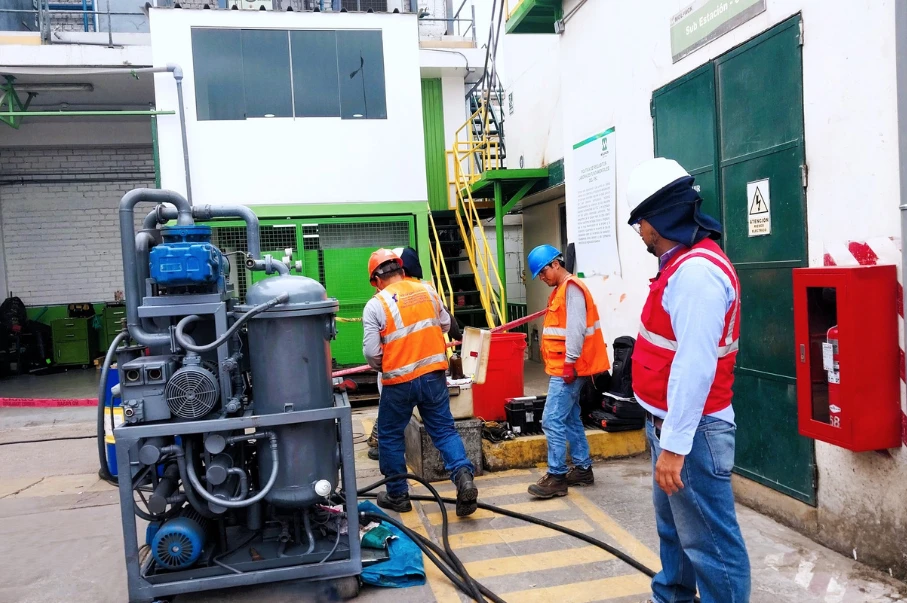 Filtrado de aceite dieléctrico